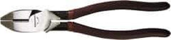 Paramount - 8-1/2" OAL, 1-7/16" Jaw Length x 1-3/16" Jaw Width, Linesman's Pliers - Standard Jaw, New England Style Head, Plastic Dipped Handles - Exact Tool & Supply