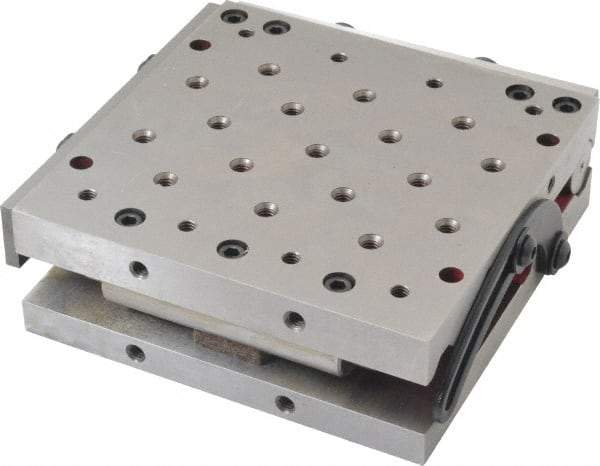 Suburban Tool - 6" Long x 6" Wide x 2" High, Precision Steel Sine Plate - Square to within 0.0002", 0.0002" Tolerance, 1/4-20 Hole - Exact Tool & Supply