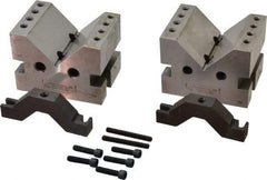 Suburban Tool - 2-7/8" Max Capacity, 90° Angle, Hardened Steel V-Block - 4" Long x 3" Wide x 3" High, Sold as Matched Pair - Exact Tool & Supply