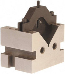 Suburban Tool - 4-3/8" Max Capacity, 90° Angle, Hardened Steel V-Block - 6" Long x 6" Wide x 4" High, Sold as Matched Pair - Exact Tool & Supply