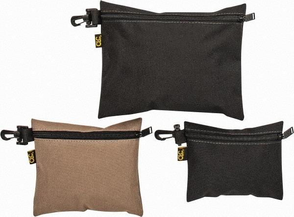 CLC - Black & Khaki Polyester Tool Bag - 9, 7 & 6" Wide x 7" Deep - Exact Tool & Supply