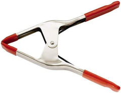 Bessey - 5" Jaw Opening Capacity, 4" Throat Depth, Spring Clamp - Steel Body, Vinyl Handle, Vinyl Tip, 10" OAL - Exact Tool & Supply