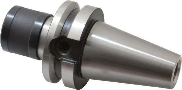 Bilz - BT40 Taper Shank Tension & Compression Tapping Chuck - #0 to 9/16" Tap Capacity, 67mm Projection, Size 1 Adapter, Quick Change - Exact Tool & Supply