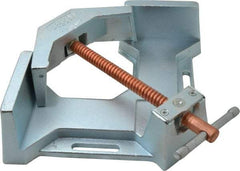 Bessey - Fixed Angle, 2 Axes, 2-3/8" Jaw Height, 9-1/2" Max Capacity, Cast Iron Angle & Corner Clamp - 90° Clamping Angle, 4-3/4" Throat Depth - Exact Tool & Supply