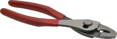 Proto - 6-11/16" OAL, 1-15/16" Jaw Length x 1-1/16" Jaw Width, Long Nose Wire Cutter Pliers - Standard Jaw, Thin Nose Head, Plastisol Handles - Exact Tool & Supply