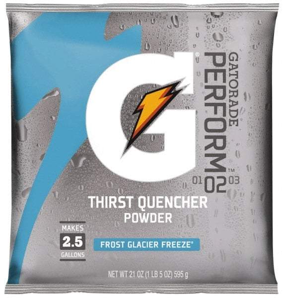 Gatorade - 21 oz Pack Glacier Freeze Activity Drink - Powdered, Yields 2.5 Gal - Exact Tool & Supply