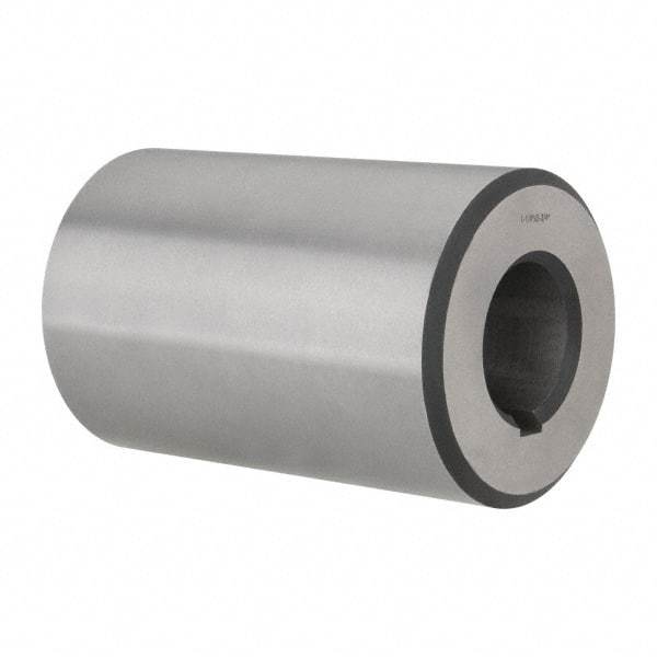 Interstate - 1-1/4 Inch Hole Diameter, 2-3/4 Inch Outside Diameter, 4-1/4 Inch Long, Alloy Steel Machine Tool Arbor Bushing - 0.0004 Inch Runout, Use with Milling Machine Arbors - Exact Tool & Supply