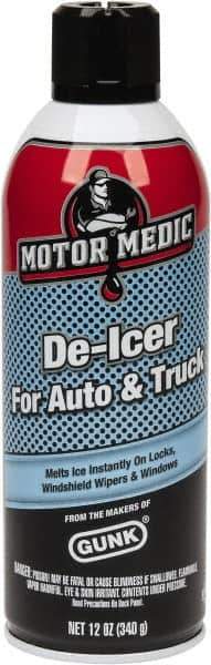 Motor Medic - Methanol De-Icer - 12 oz Aerosol Can - Exact Tool & Supply