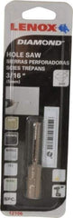 Lenox - 3/16" Diam, 1-1/8" Cutting Depth, Hole Saw - Diamond Grit Saw, Continuous Edge - Exact Tool & Supply