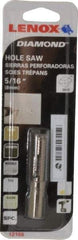 Lenox - 5/16" Diam, 1-1/8" Cutting Depth, Hole Saw - Diamond Grit Saw, Continuous Edge - Exact Tool & Supply