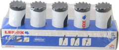 Lenox - 7/8" Diam, 1-1/2" Cutting Depth, Hole Saw - Bi-Metal Saw, Toothed Edge - Exact Tool & Supply
