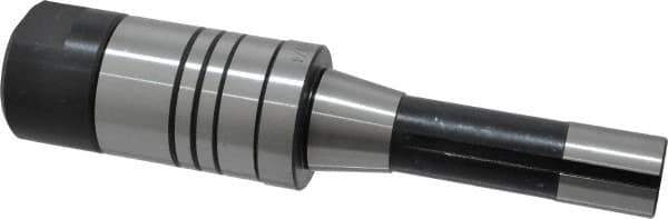 Interstate - 1-1/4" Diam Milling Machine Arbor - Stub Style, Taper Shank, 196mm OAL, R8 Taper - Exact Tool & Supply