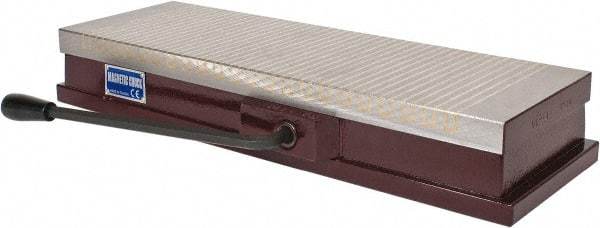 Value Collection - Standard Pole Rectangular Permanent Magnetic Block Chuck - 18" Long x 6" Wide x 2.874" High - Exact Tool & Supply