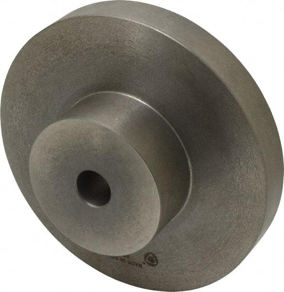 Bison - Adapter Back Plate for 8" Diam Self Centering Lathe Chucks - 0.98" Through Hole Diam, 4.02mm ID, 8.3" OD, 1.18" Flange Height, Cast Iron - Exact Tool & Supply