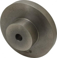 Bison - Adapter Back Plate for 8" Diam Self Centering Lathe Chucks - 0.98" Through Hole Diam, 4.02mm ID, 8.3" OD, 1.18" Flange Height, Cast Iron - Exact Tool & Supply