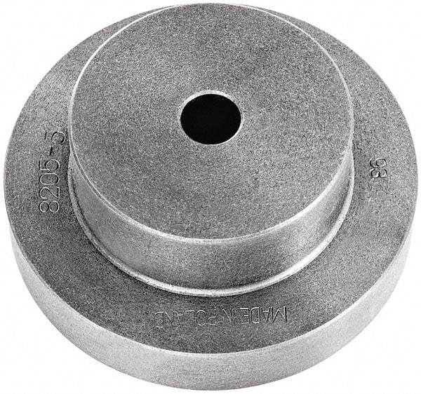 Bison - Adapter Back Plate for 12-1/2" Diam Self Centering Lathe Chucks - 1.97" Through Hole Diam, 6.77mm ID, 12.3" OD, 1.26" Flange Height, Cast Iron - Exact Tool & Supply