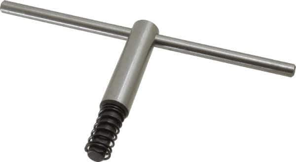 Bison - 8, 10" Chuck Diam Compatibility, Lathe Chuck Key - Compatible with 4-Jaw Chucks, Self Ejecting, 5" Body Length, 7/16" Actual Key Square Size - Exact Tool & Supply