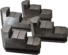 Bison - 20" Max Chuck Diam Compatibility, Steel Master Jaws - 2.0472" Wide x 6" Long x 3.6811" High - Exact Tool & Supply