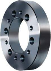 Pratt Burnerd America - Adapter Back Plate for 6" Diam Self Centering Lathe Chucks - A1/A2-5 Mount, 1.81" Through Hole Diam, Steel - Exact Tool & Supply