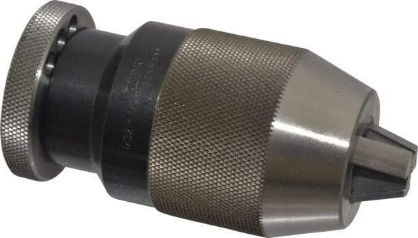 Albrecht - JT2, 1/32 to 1/2" Capacity, Steel Tapered Mount Drill Chuck - Keyless, 2" Sleeve Diam, 3.56" Open Length - Exact Tool & Supply