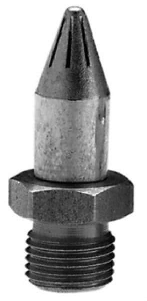 Silvent - Blow Gun Blowoff Nozzle - 1/8 NPT, 1.18" Hose Length - Exact Tool & Supply