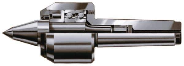 Rohm - MT6 Taper Shank, 4.72" Head Diam Live Center - 4,800 Max RPM, 4.1" Head Length, 2.28" Point Diam, 3.032" Point Len, 6,600 Lb Max Workpc, 14.27" OAL, Long Point - Exact Tool & Supply
