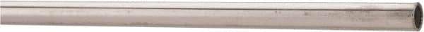 Value Collection - 6 to 7' Long, 1/4" OD, 304 Stainless Steel Tube - 0.02" Wall Thickness - Exact Tool & Supply