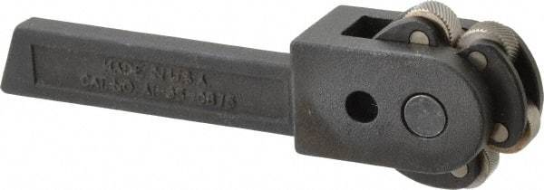 Knurlcraft - Neutral Cut, Diamond & Straight, 3/8" Wide 7/8" High x 4" Long Rectangle Shank, Revolving-Head Bump Knurlers - 6 Knurls Required (Included), 5/8" Diam x 5/16" Wide Face, 7/32" Hole Diam, Series AJ - Exact Tool & Supply
