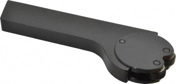 Value Collection - Neutral Cut, Diagonal, 5/8" Wide 1-3/8" High x 7-1/2" Long Rectangle Shank, Pivot-Head Bump Knurlers - 2 Knurls Required (Included), 3/4" Diam x 3/8" Wide Face, 1/4" Hole Diam, Series KT - Exact Tool & Supply