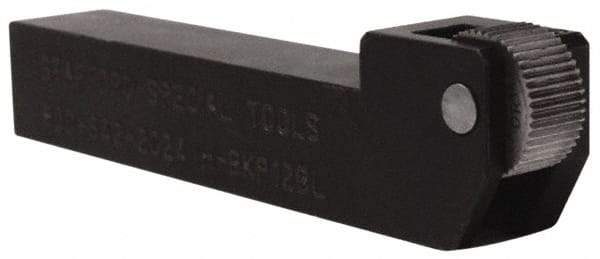Made in USA - LH Cut, 3/4" Wide x 3/4" High x 3-3/8" Long Square Shank, Fixed Bump Knurlers - 1 Knurl Required, 3/4" Diam x 1/2" Wide Face, 1/4" Hole Diam, Series KR - Exact Tool & Supply