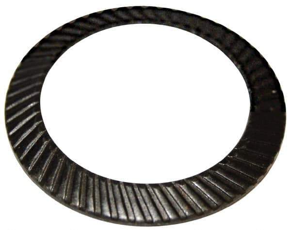 Gardner Spring - 0.413" ID, Stainless Steel, Belleville Disc Spring - 0.63" OD, 1/16" High, 0.039" Thick - Exact Tool & Supply