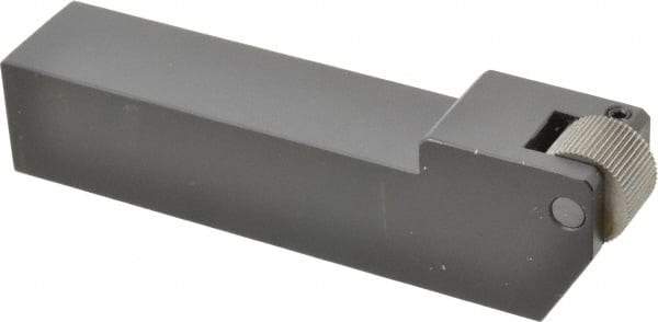 Made in USA - LH Cut, 1" Wide x 1" High x 3-1/2" Long Square Shank, Fixed Bump Knurlers - 1 Knurl Required, 3/4" Diam x 1/2" Wide Face, 1/4" Hole Diam, Series KR - Exact Tool & Supply