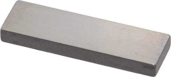 Mitutoyo - 0.124" Rectangular Steel Gage Block - Accuracy Grade 0, Includes Certificate of Inspection - Exact Tool & Supply