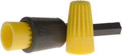 Thomas & Betts - 1, 14 + & 2, 18 to 1, 10 + 2, 14 AWG, 600 Volt, Corrosion Resistant, Standard Twist on Wire Connector - Yellow - Exact Tool & Supply