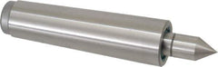 Royal Products - MT4 Taper Shank, 1.231" Head Diam 1,835 Lb Capacity Live Center - 4,500 Max RPM, 3/16" Head Length, 5/8" Point Diam, 1-3/8" Point Len, 1,400 Lb Max Workpc, 5-15/16" OAL, Standard Point - Exact Tool & Supply