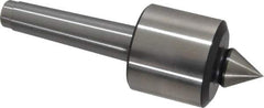 Royal Products - MT2 Taper Shank, 1.68" Head Diam 4,120 Lb Capacity Live Center - 5,000 Max RPM, 1.56" Head Length, 3/4" Point Diam, 7/8" Point Len, 390 Lb Max Workpc, 5-1/4" OAL, Standard Point - Exact Tool & Supply