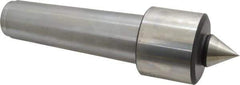 Royal Products - MT5 Taper Shank, 2.45" Head Diam 5,740 Lb Capacity Live Center - 4,500 Max RPM, 2.03" Head Length, 1-1/8" Point Diam, 1-3/16" Point Len, 750 Lb Max Workpc, 8-13/16" OAL, Standard Point - Exact Tool & Supply