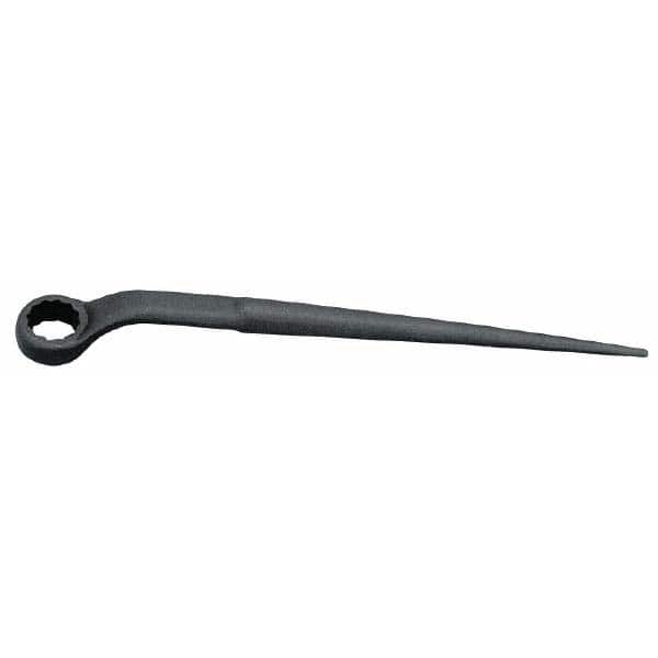 Martin Tools - 1-5/8", 12 Point, Black Finish, Single End, Spud Handle Box Wrench - Exact Tool & Supply