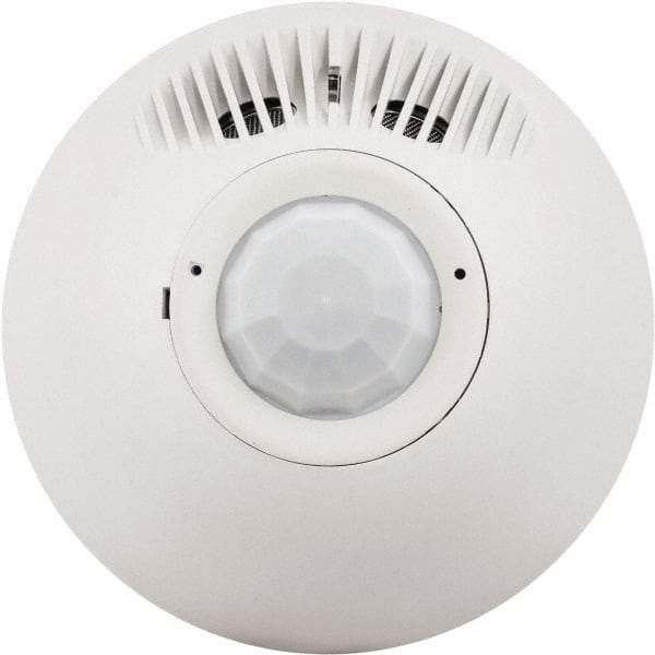 Hubbell Wiring Device-Kellems - 500 Square Ft. Coverage, Infrared and Ultrasonic Motion Sensor Wall Switch - 24 VAC/VDC, White - Exact Tool & Supply