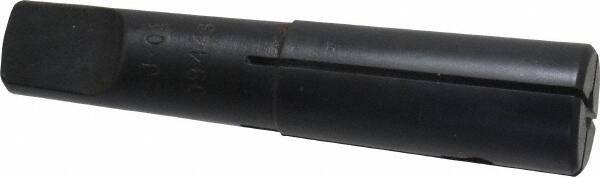 Scully Jones - 5/32 Inch, MT2 Outside Morse Taper, Drill Driver - 1/4 Inch Projection, 0.09 to 3/32 Inch Drill Tang Thickness - Exact Tool & Supply