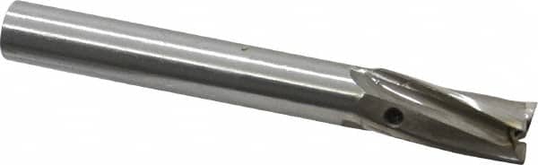 Value Collection - 35/64" Diam, 1/2" Shank, Diam, 3 Flutes, Straight Shank, Interchangeable Pilot Counterbore - Exact Tool & Supply