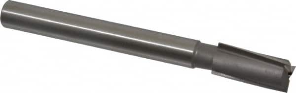 Value Collection - 39/64" Diam, 1/2" Shank, Diam, 3 Flutes, Straight Shank, Interchangeable Pilot Counterbore - Exact Tool & Supply