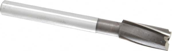 Value Collection - 23/32" Diam, 1/2" Shank, Diam, 3 Flutes, Straight Shank, Interchangeable Pilot Counterbore - Exact Tool & Supply