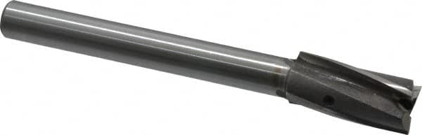 Value Collection - 47/64" Diam, 1/2" Shank, Diam, 3 Flutes, Straight Shank, Interchangeable Pilot Counterbore - Exact Tool & Supply