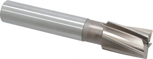 Value Collection - 1-9/16" Diam, 1-1/4" Shank, Diam, 5 Flutes, Straight Shank, Interchangeable Pilot Counterbore - Exact Tool & Supply
