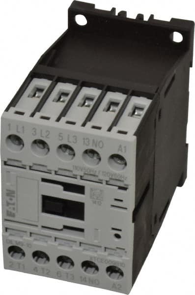 Eaton Cutler-Hammer - 3 Pole, 110 Coil VAC at 50 Hz and 120 Coil VAC at 60 Hz, 20 Amp, Nonreversible Open Enclosure IEC Contactor - Exact Tool & Supply