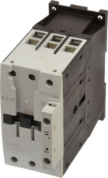 Eaton Cutler-Hammer - 3 Pole, 220 Coil VAC at 50 Hz and 240 Coil VAC at 60 Hz, 63 Amp, Nonreversible Open Enclosure IEC Contactor - Exact Tool & Supply