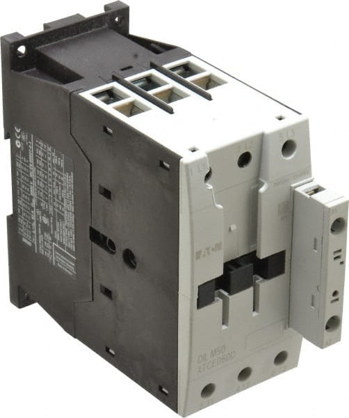 Eaton Cutler-Hammer - 3 Pole, 110 Coil VAC at 50 Hz and 120 Coil VAC at 60 Hz, 80 Amp, Nonreversible Open Enclosure IEC Contactor - Exact Tool & Supply