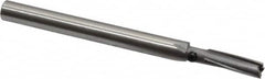 Made in USA - 3/16" Diam, 15/64" Shank, Diam, 3 Flutes, Straight Shank, Interchangeable Pilot Counterbore - Exact Tool & Supply