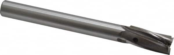 Value Collection - 19/32" Diam, 1/2" Shank, Diam, 3 Flutes, Straight Shank, Interchangeable Pilot Counterbore - Exact Tool & Supply
